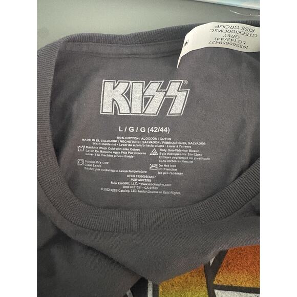 Official Kiss Rock and Roll All Nite Unisex T-Shirt Black Collection Shirt L - Picture 6 of 6